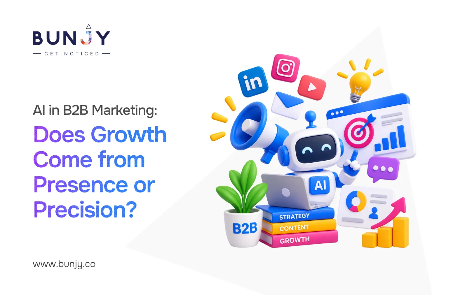 Bunjy_Sept_Blog_2 - AI in B2B Marketing_ Does Growth Come from Presence or Precision_ (1)
